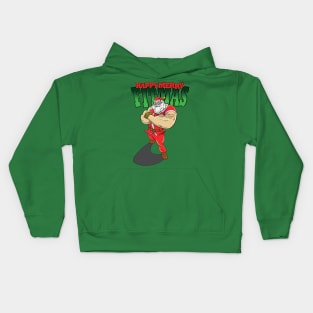 Happy Merry Fitmas Kids Hoodie